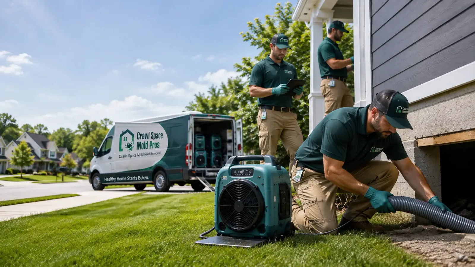 Crawl Space Mold Removal in Beaverton, OR